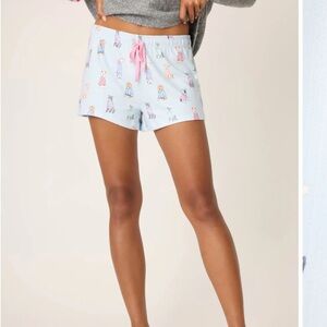 Doggone cold Dog Print Pointelle boxer short.